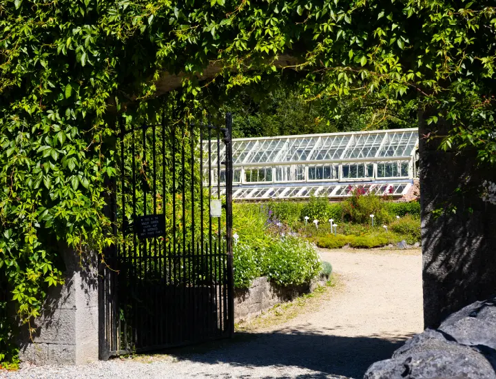 walled garden entrance