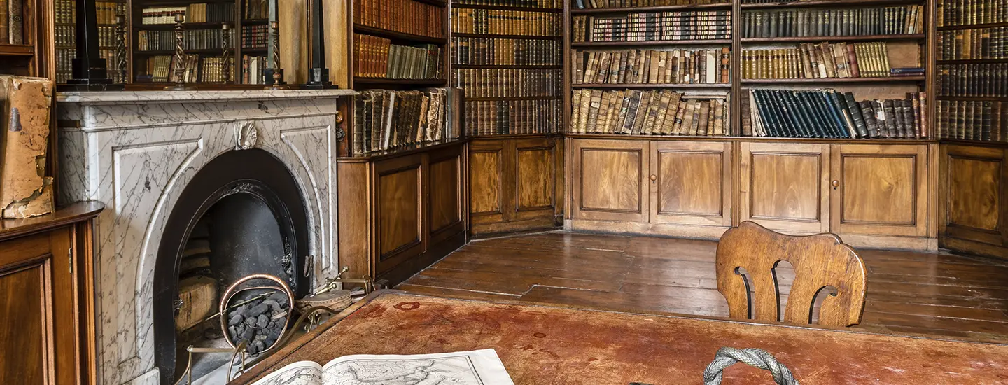 library at Ardgillan Castle