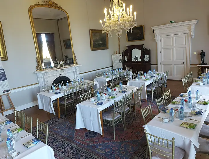 dining room at Ardgillan Castle