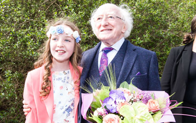 Michael D Higgins at Ardgillan Castle