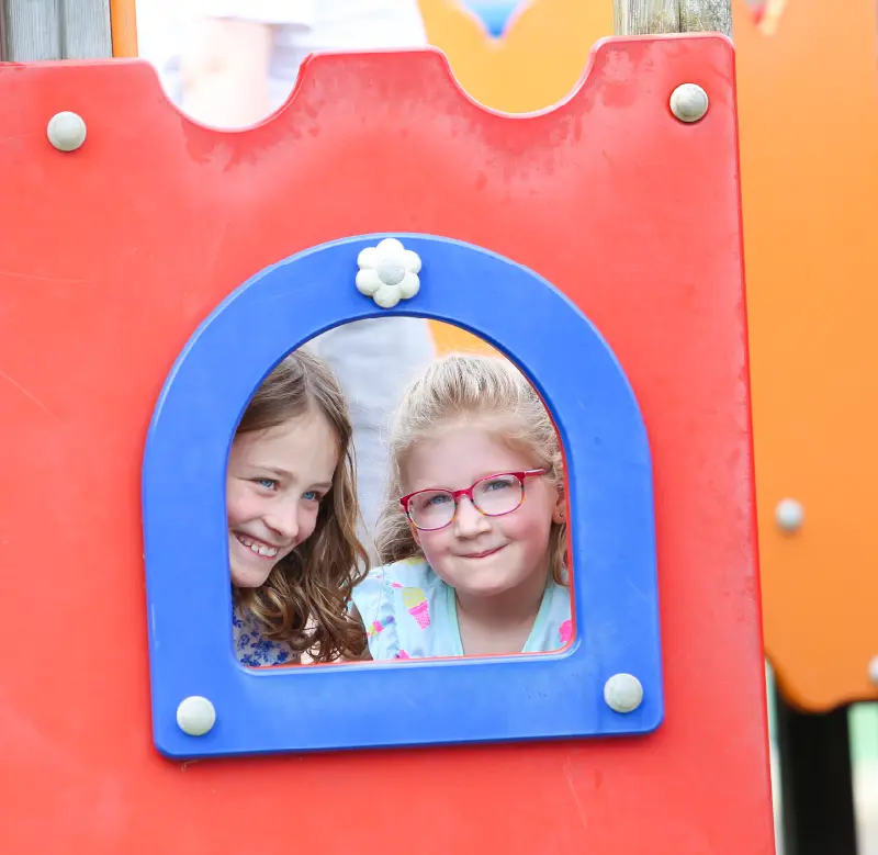 Kids playing at the Playground And Picnic Areas at Ardgillan Castle