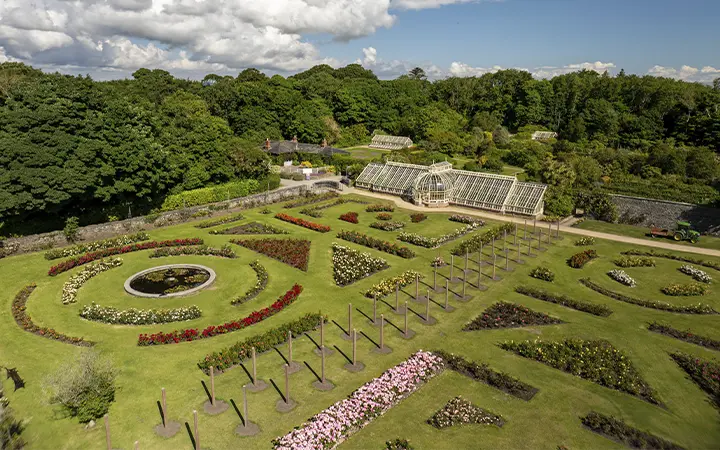 ardgillan castle aerial view