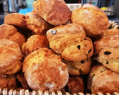 Castle Tea Rooms scones