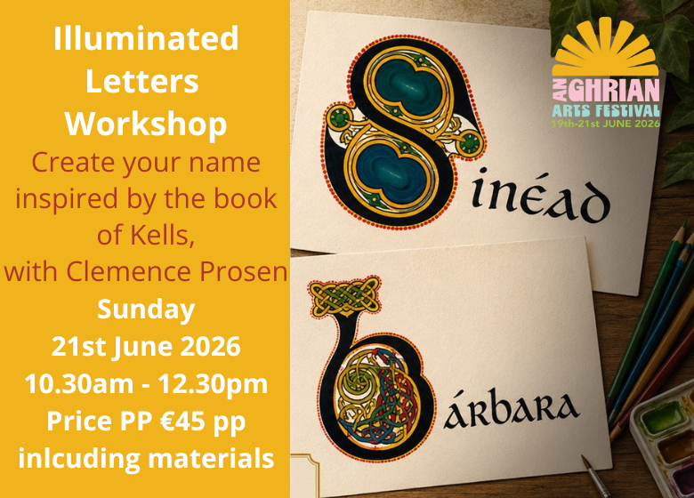 Illuminated Letters Workshop Clemence