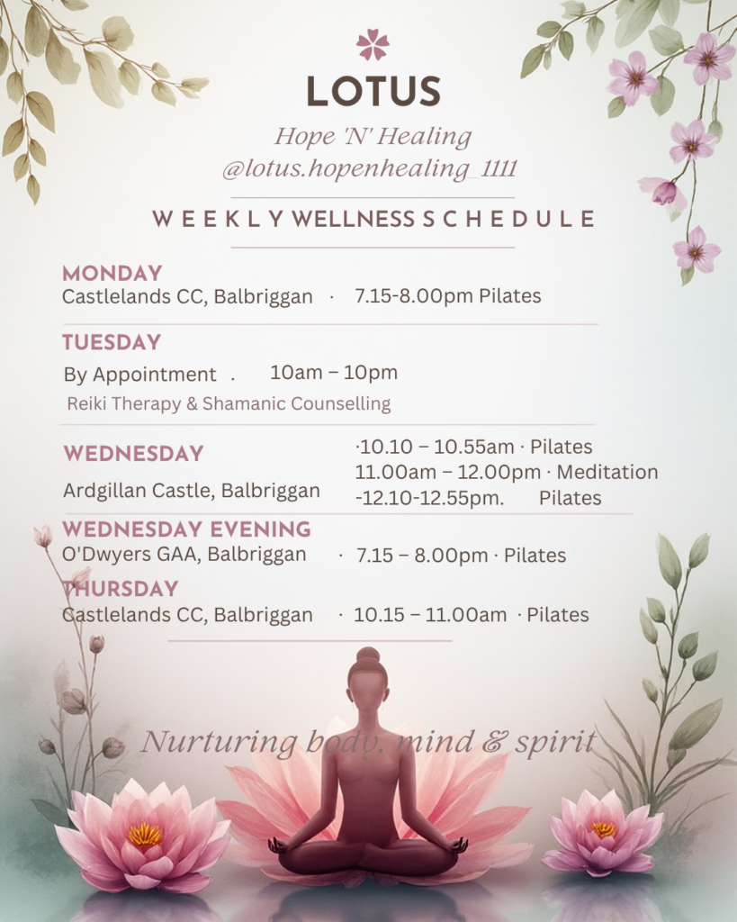 Pilates Weekly Schedule Pilates Weekly Schedule