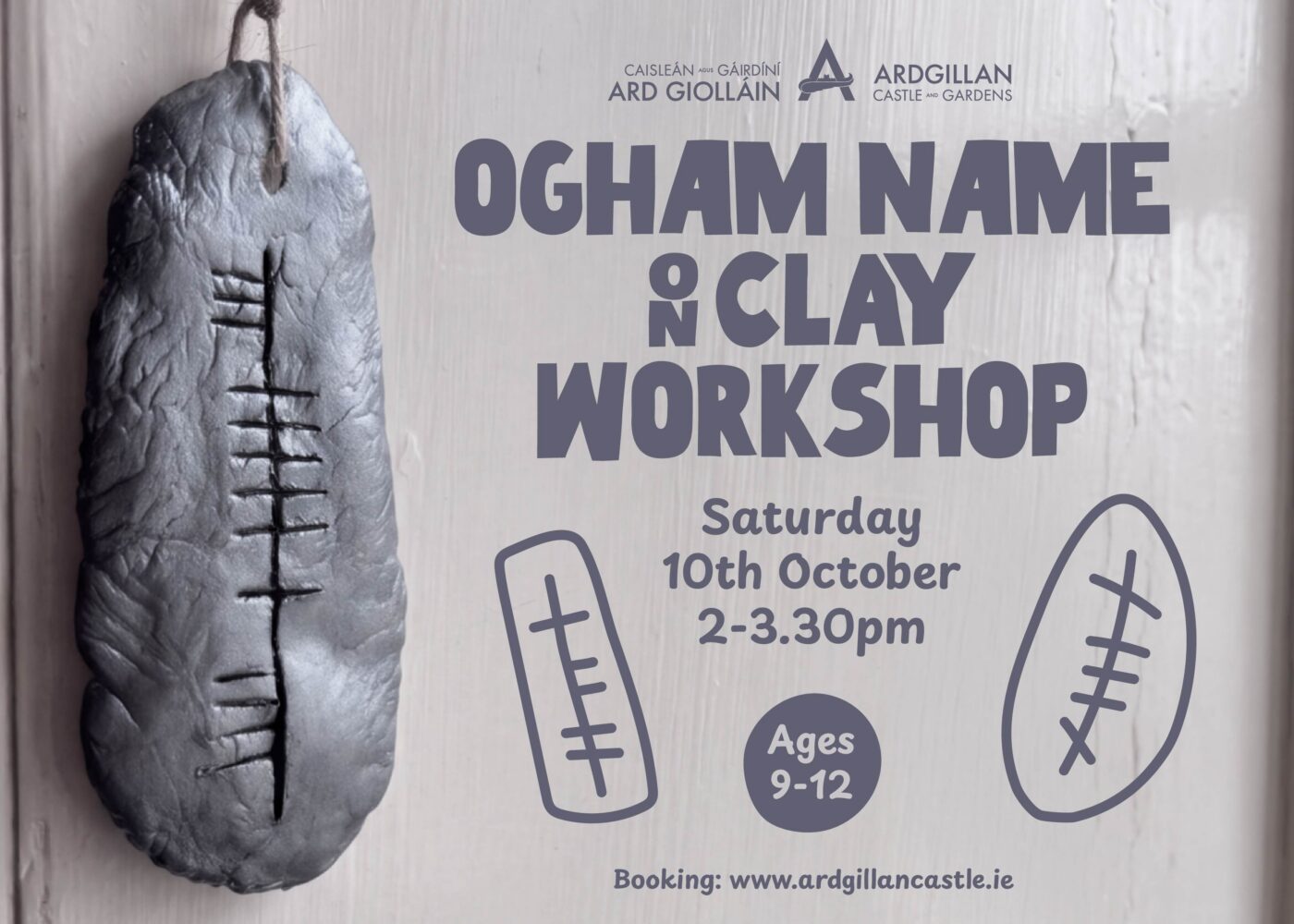 Ogham Clay Workshop
